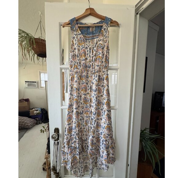 Lucky Brand Paisley High Low Boho Dress - XS - Picture 1 of 1